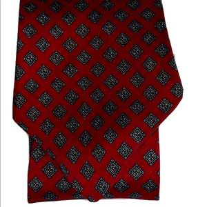 New Bert Pulitzer Red Green 100% Silk Necktie